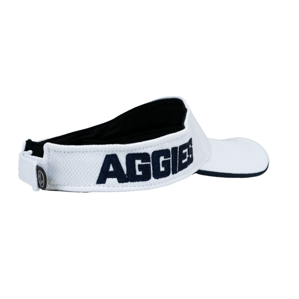 U-State Aggies White Aggies Visor